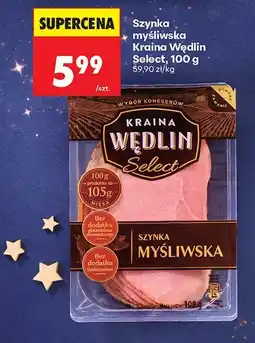Biedronka Szynka myśliwska Kraina Wędlin Select oferta