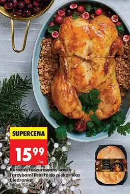 Biedronka Kurczak faszerowany kaszą i grzybami Prosto do piekarnika Biedronka oferta