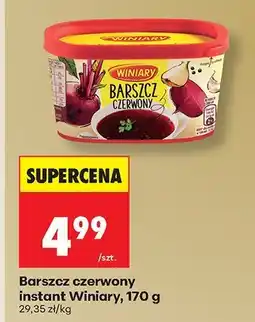 Biedronka Barszcz czerwony instant Winiary 170 g oferta