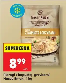 Biedronka Pierogi z kapustą i grzybami Nasze Smaki oferta