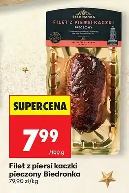 Biedronka Filet z piersi kaczki pieczony Biedronka oferta
