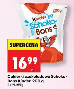 Biedronka Cukierki czekoladowe Schoko-Bons Kinder oferta