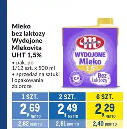 Makro Mleko bez laktozy Mlekovita oferta