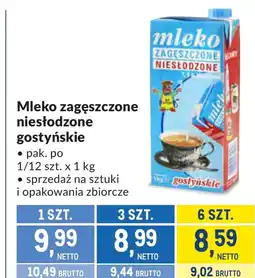 Makro Mleko zagęszczone SM Gostyń oferta