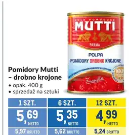 Makro Pomidory krojone Mutti oferta