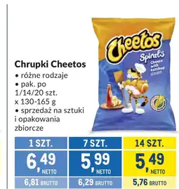 Makro Chrupki Cheetos oferta