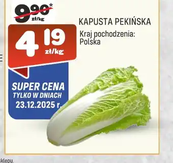 Społem Kapusta pekińska oferta