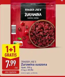 ALDI Żurawina suszona Trader Joe's oferta