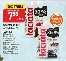 Polomarket Śmietanka UHT 30% Łaciata Mlekpol oferta