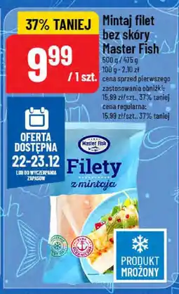 Polomarket Mintai filet bez skóry Master Fish oferta