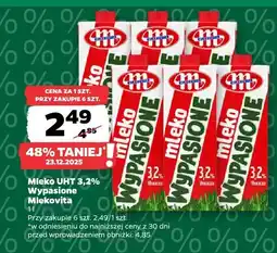Netto Mleko UHT 3,2% Wypasione Mlekovita oferta