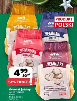 Netto Ziemniak jadalny, worek 2,5 kg, różne rodzaje Netto oferta