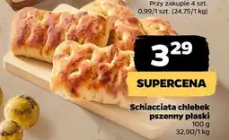 Netto Schiacciata chlebek pszenny płaski Netto oferta