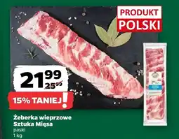 Netto Żeberka wieprzowe, paski Sztuka Mięsa oferta