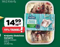Netto Krajanka śledziowa, różne rodzaje Corsarro oferta