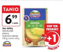 Intermarche Ser żółty HOCHLAND plastry wybrane rodzaje oferta