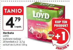 Intermarche Herbata LOYD wybrane rodzaje oferta