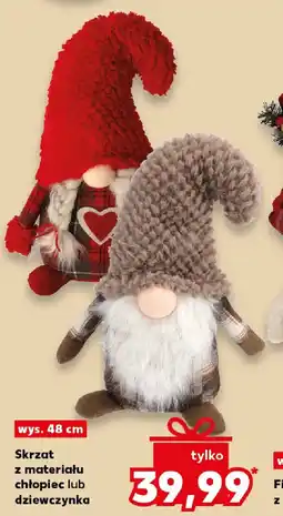 Kaufland Skrzat z materiału chłopiec lub dziewczynka oferta