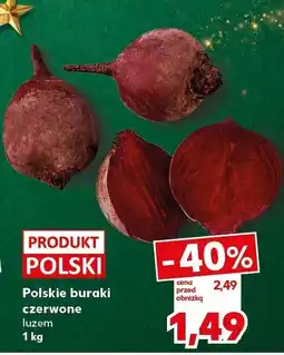 Kaufland Buraki czerwone luzem Kaufland oferta
