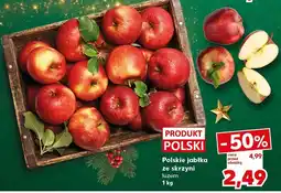 Kaufland Jabłka ze skrzyni luzem Kaufland oferta