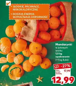 Kaufland Mandarynki w siatce opakowanie Kaufland oferta