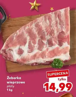 Kaufland Żeberka wieprzowe plastry Kaufland oferta