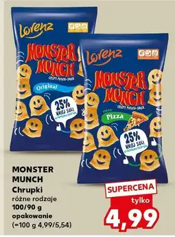 Kaufland Chrupki Monster Munch różne rodzaje Lorenz oferta