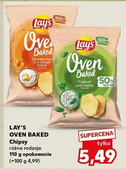 Kaufland Chipsy Oven Baked różne rodzaje Lay's oferta