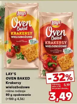 Kaufland Krakersy wielozbożowe Oven Baked różne rodzaje Lay's oferta