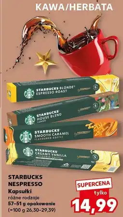 Kaufland Kapsułki Nespresso różne rodzaje Starbucks oferta