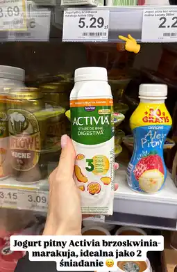 Dino Jogurt pitny brzoskwinia-marakuja Activia oferta