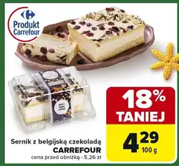 Carrefour Sernik z belgijską czekoladą CARREFOUR oferta