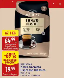 ALDI BARISSIMO Kawa ziarnista Espresso Classico oferta