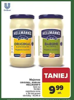 Carrefour Majonez Original, Babuni Hellmann's 500 ml oferta