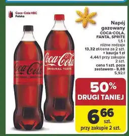 Carrefour Napój gazowany (COCA-COLA, FANTA, SPRITE 1,5 l) oferta