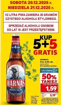 Kaufland Piwo Harnaś Jasne Pełne oferta