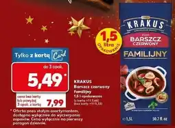 Kaufland Barszcz czerwony Krakus Maspex oferta