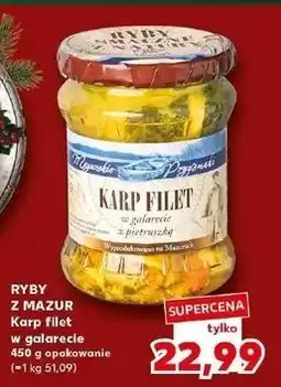 Kaufland Karp w galarecie z pietruszką Mazurskie Smaki oferta