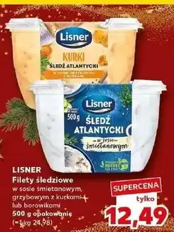 Kaufland Filety śledziowe w sosie z borowikami Lisner oferta