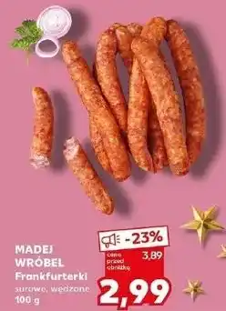 Kaufland Frankfurterki wędzone Madej & Wróbel oferta