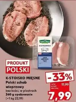 Kaufland Schab wieprzowy plastry qafp Stoisko Mięsne oferta