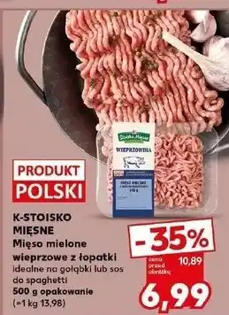 Kaufland Mięso mielone wieprzowe z łopatki Stoisko Mięsne oferta