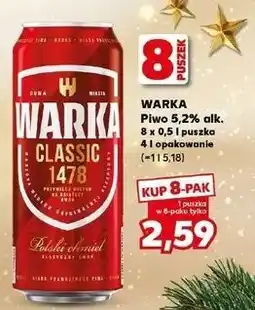 Kaufland Piwo Warka oferta