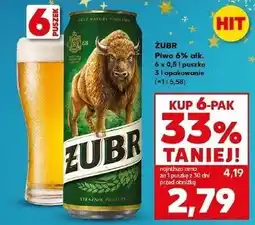 Kaufland Piwo Żubr 1768 oferta