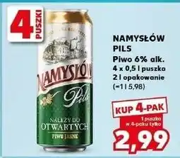 Kaufland Piwo Namysłów Pils oferta