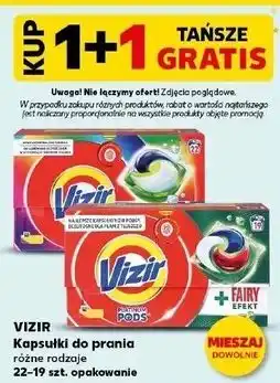 Kaufland Kapsułki do prania fairy efekt Vizir All In One Pods oferta