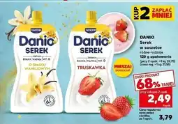 Kaufland Serek truskawkowy Danone Danio oferta