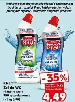 Kaufland Żel do wc active Kret oferta