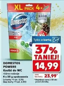 Kaufland Kostka do wc pine Domestos Power5 oferta