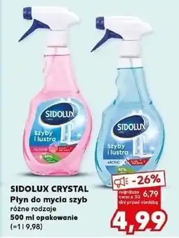 Kaufland Płyn do szyb i luster flower Sidolux oferta